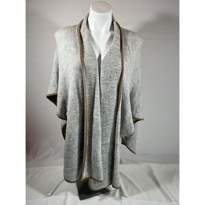 Freeway Shawl Womens One Size Boho‎ Festival Wrap Layering Neutral